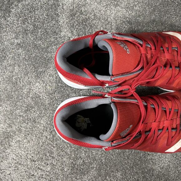Adidas Speed Trainer 4 G27680 Men’s Size 17 Red White Baseball Turf Shoes Used main image 10